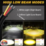 پروژکتور لیزرگان Projector LASERGUN400 مدل 40 وات دو رنگ لنز دار - Image 10