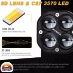 پروژکتور لیزرگان Projector LASERGUN400 مدل 40 وات دو رنگ لنز دار - Image 11