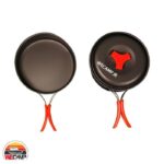 ست مسافرتی قابلمه دو نفره 10 تکه (بهمراه 3عدد کاسه، کفگیر و اسکاچ)  pot set - Image 2