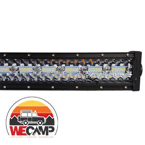 لایت بار سه ردیف دو رنگ منحنی 107 سانت light bar