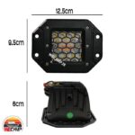 پروژکتور داخل سپر ریموت دار 2رنگ مربع Projector GS - Image 5