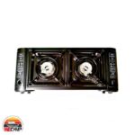 اجاق گاز سفری دو شعله صفحه گریل دار Stove - Image 2