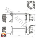 وینچ کابلی پلی Winch PULI 12000 lbs - Image 3