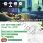 پنکه تاشو توبیز Folding fan TOBYS مدل PX-20321 - Image 11