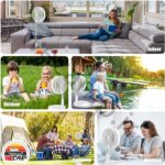 پنکه تاشو توبیز Folding fan TOBYS مدل PX-20321 - Image 10