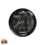 چراغ بلوری گرد 75 وات مشکی طرح جیپ light JEEP - Image 3