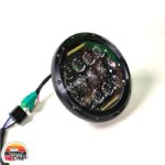 چراغ بلوری گرد 75 وات مشکی طرح جیپ light JEEP - Image 2