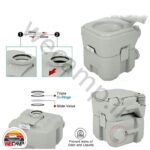 توالت فرنگی سفری پرتابل Portable toilet - Image 12