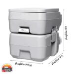 توالت فرنگی سفری پرتابل Portable toilet - Image 8