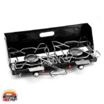 اجاق گاز دو شعله مسافرتی پایه دار ضدباد Travel stove - Image 3