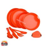 ست ظروف دو نفره لایف کمپ مدل کمبو 11 تکه Life camp tableware set - Image 2