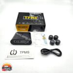 نشانگر فشار باد و دمای لاستیک با سنسور اکسترنال Air pressure and tire temperature indicator TPMS - Image 4