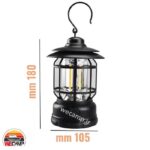 چراغ فانوسی شارژی مدل lantern Camping Lamp L-27 - Image 11