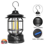 چراغ فانوسی شارژی مدل lantern Camping Lamp L-27 - Image 13