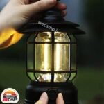 چراغ فانوسی شارژی مدل lantern Camping Lamp L-27 - Image 4