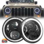 چراغ بلوری 7 اینچ دور نئون 7inch Round Led Headlight - Image 4