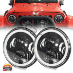 چراغ بلوری 7 اینچ دور نئون 7inch Round Led Headlight - Image 7
