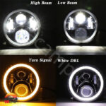 چراغ بلوری 7 اینچ دور نئون 7inch Round Led Headlight - Image 8