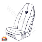کاور صندلی خودرو کایوت Coyote car seat cover - Image 9