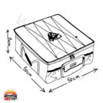 کیف نظم‌دهنده سایز بزرگ مارشال کایوت - Image 9