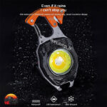 چراغ COB کارابین دار مدل COB light with carabiner W5147 - Image 10