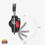 چراغ COB کارابین دار مدل COB light with carabiner W5147 - Image 5