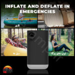 پمپ باد شارژی (دمنده و مکنده) Rechargeable air pump - Image 9