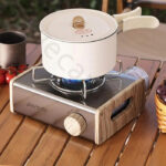اجاق گاز تک شعله پرودو طرح چوب Porodo single burner gas stove - Image 5