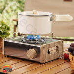 اجاق گاز تک شعله پرودو طرح چوب Porodo single burner gas stove - Image 9