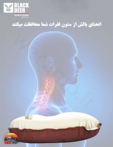 بالش بادی طبی الیافی بلک دیر Black Deer - Image 10