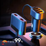 شارژر فندکی 5 پورت جویروم مدل Joyroom jr-cl03 - Image 3