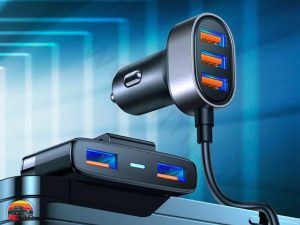 شارژر فندکی 5 پورت جویروم مدل Joyroom jr-cl03 - Image 4