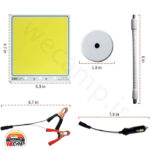 چراغ کمپ COB مگنتی مدل COB camp light 360 TM08 - Image 2