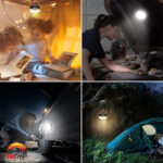 چراغ چادر شارژی مدل Rechargeable tent light YD-1 - Image 3