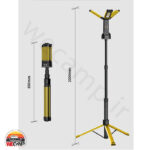 فیش لایت (چراغ کمپینگ) شارژی توبیز مدل Toby's VIP12 MAX - Image 4