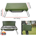 اجاق دوشعله اطلس مدل Atlas Gas stove YTR-D800 - Image 10