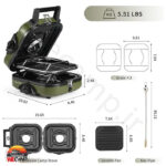 اجاق دو شعله نیچرهایک مدل Naturehike NH22RJ003 - Image 6