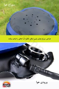 دوش سفري نيچرهايک مدل PW1027 کد Naturehike travel shower NH17L101-D - Image 3