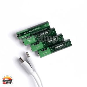 پک 4 عددی باتری قلمی شارژی گرین لاین Green Lion AA Rechargeable Battery