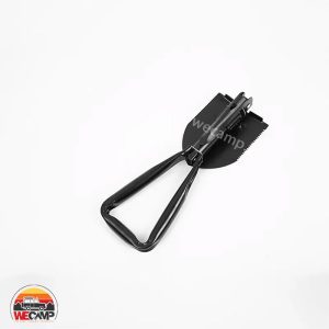 بیل تاشو بزرگ رنگ مشکی folding shovel