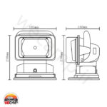 پروژکتور جستجو Search light مدل 10 لنز - Image 7