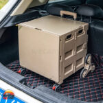 سبد خرید تاشو کمپینگ 65 لیتری چرخدار بلک دیر