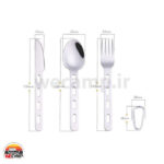 ست قاشق چنگال و چاقو تیتانیوم بلک دیر Black Deer - Image 5