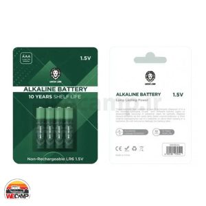 پک 4 عددی باتری نیم قلمی شارژی گرین لاین Green Lion AAA Rechargeable Battery