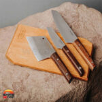 ست چاقو و ساطور لایف کمپ مدل 4 تکه ژاپنی