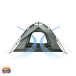 چادر اتوماتیک 4 نفره نیچرهایک کد Naturehike Pop-up Auto Tent For 4 Persons NH21ZP008 - Image 5