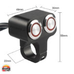 کلید دو تایی بک لایت دار برای موتورسیکلت - Image 4