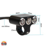 کلید سه تایی بک لایت دار برای موتورسیکلت - Image 6