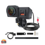 شارژر فست شارژ چندکاره موتورسیکلت با نمایشگر دما و ولتاژ - Image 5