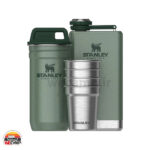 ست شات و قمقمه کتابی استنلی مدل shot glass + flask set - Image 2